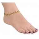 Gold Plated Artificial Alloy Anklet  (Pack of 2)