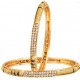 Alloy Gold Plated Bangle Set - Pack of 8