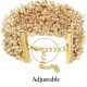 zaveri pearls stone gold plated braclet