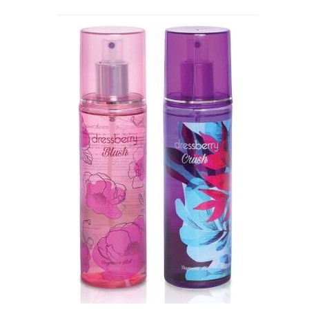 Dressberry Blush and Crush  Body Mist - For Women  (380 ml, Pack of 2)