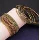 Copper Gold Plated Bangle Set  (Pack of 16)