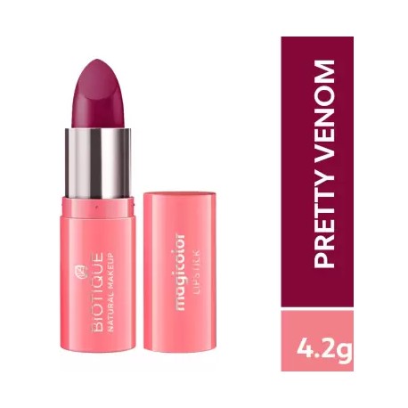 BIOTIQUE Magicolor Lipstick, Pretty Poison, 4.2g