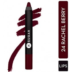 SUGAR Crayon Lipstick - 24, Rachel Berry - Deep Berry