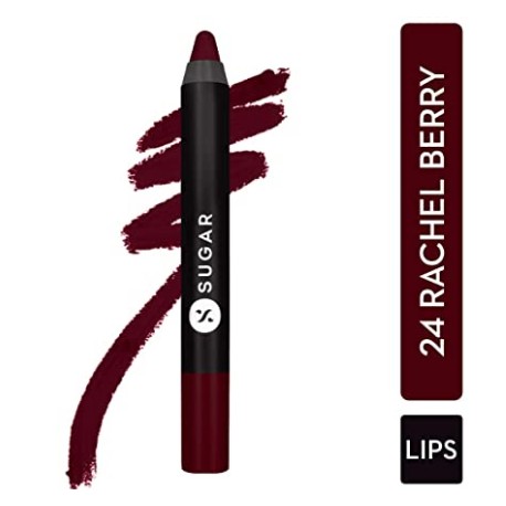 SUGAR Crayon Lipstick - 24, Rachel Berry - Deep Berry