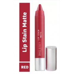 SWISS BEAUTY Lipstick, Russian-Red - 201,  3g