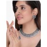 Brass Silver Jewel Set