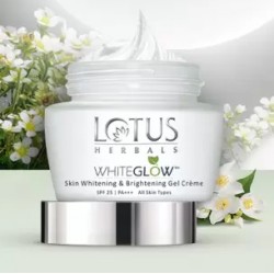 LOTUS Gel Cream, WhiteGlow - Brightening, SPF-25, 40g
