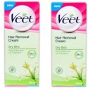 Veet Cream - Dry Skin, 50g ( 25 *2)