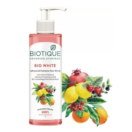 BIOTIQUE Fairness Face Wash, Bio White - 200ML