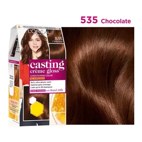 L'Oréal Creme Hair Color, Chocolate - 535