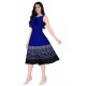 Fit and Flare Blue, Black, White Dress - Girl