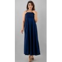 Fit and Flare Blue Dress - Women