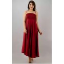 Fit and Flare Red Dress - Women