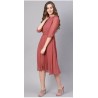 Fit and Flare Pink Dress - Women