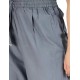 Regular Fit Grey Pure Cotton Trousers - Women