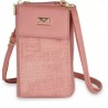 women pink sling bag -mini