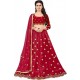 Embroidered Lehenga Choli - Red