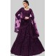Women Embroidered Lehenga Choli - Purple