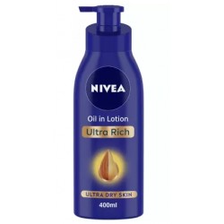 NIVEA Body Lotion Oil in Lotion, Ultra Rich, 400ml