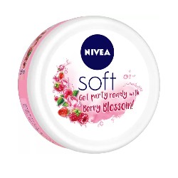 NIVEA Soft Light Moisturizing Cream, Berry Blossom - 50ml