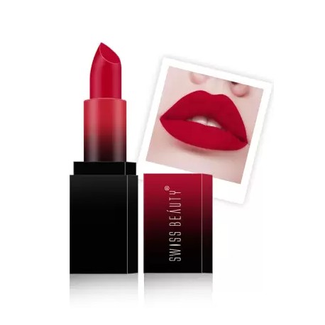 SWISS BEAUTY lipstick Siren in scarlet, 3.5g