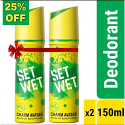 Set Wet Charm Avatar Deodorant - 150ml x 2