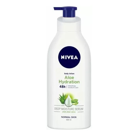 NIVEA Body Lotion, Aloe Hydration  (600 ml)