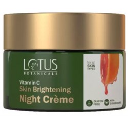 Lotus Botanicals Night Creme, Vitamin C Skin Brightening - 50g