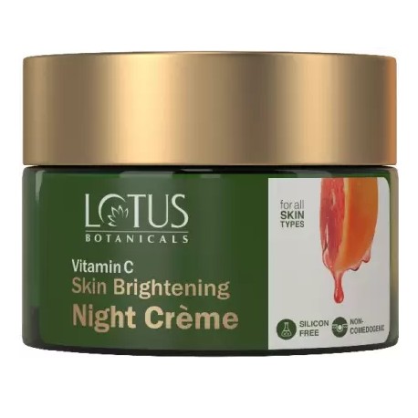 Lotus Botanicals Night Creme, Vitamin C Skin Brightening - 50g