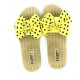 Cassidy Women Open Toe Slippers - Yellow -7