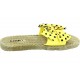 Cassidy Women Open Toe Slippers - Yellow -7