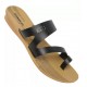 Paragon Women Black Flats Sandal