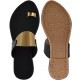 Women Gold Flats Sandal