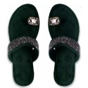 SAYERA Women Green Flats Sandal