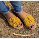 Brauch Yellow Flats Sandal
