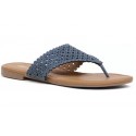 Bata Women BAROQUE TH  Flats Sandal - BLUE