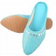 Women Blue Flats Sandal