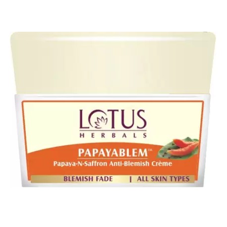 Lotus Herbals Papayablem papaya-N-saffron Anti-Blemish Crème 50 g