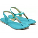 myra Women Blue Flats Sandal