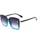 UV Protection Butterfly Sunglasses (65) - Women, Black, Blue