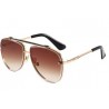 UV Protection Aviator Sunglasses (62)  - Brown