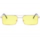 Rectangular Sunglasses  - yellow