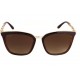 UV Protection, Gradient Wayfarer Sunglasses (57) - Brown