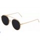 UV Protection Round Sunglasses -  Black