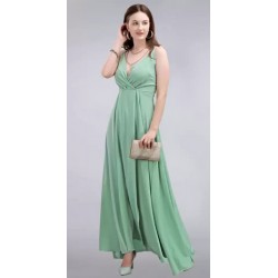 Women Fit and Flare Light Dress - Green