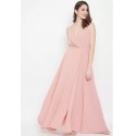 Women Fit and Flare Light Dress - Pink
