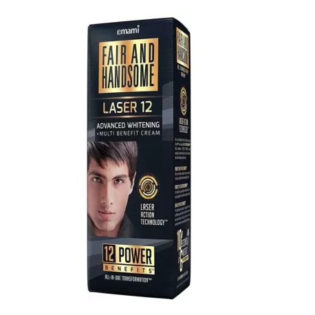 Emami Fair and Handsome Laser 12 Advanced Whitening Cream (60 g)