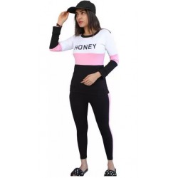 Printed Women Track Suit - Pink