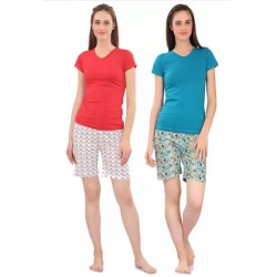 Printed Women Multicolor - Shorts