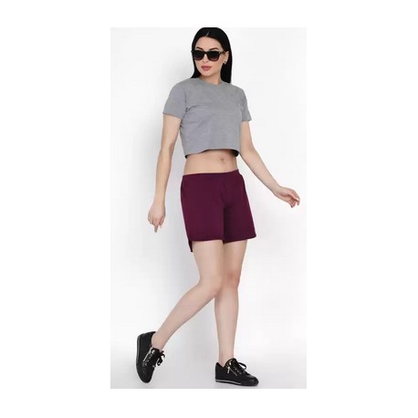 Women Green Regular  - Shorts